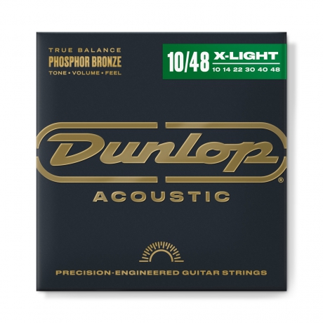 Jim Dunlop DAP1048 Phosphor Bronze Akustik Gitar Teli (10-48)<br>Fotoğraf: 1/2