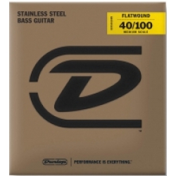 Jim Dunlop DBFS40100M Flatwound Bas Gitar Teli (40-100)