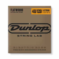 Jim Dunlop DBFS40120S Stainless Steel Flatwound Bas Gitar Teli (40-120)