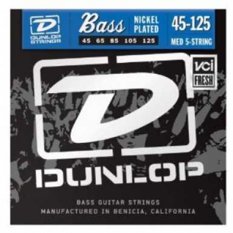 Jim Dunlop DBN45125 5 Telli Bas Gitar Teli (45-125)<br>Fotoğraf: 1/1