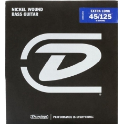 Jim Dunlop DBN45125XL Nikel XL 5 Teli Bas Gitar Teli (45-125)