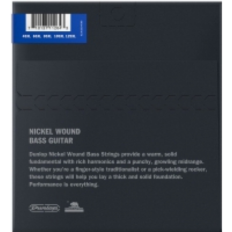 Jim Dunlop DBN45125XL Nikel XL 5 Teli Bas Gitar Teli (45-125)<br>Fotoğraf: 2/2