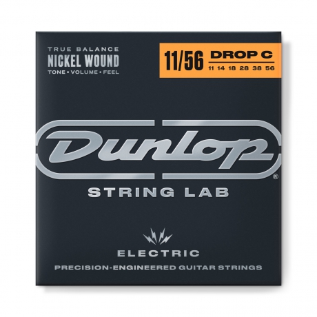 Jim Dunlop DEN1156DC EG-NKL Drop C Elektro Gitar Teli (11/56)<br>Fotoğraf: 1/2