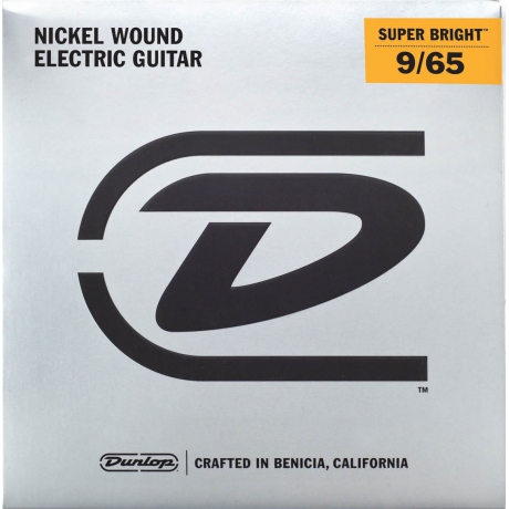 Jim Dunlop DESBN0965 Super Bright Light 8 Telli Elektro Gitar Teli (09-65)<br>Fotoğraf: 1/2
