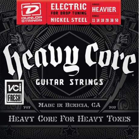 Jim Dunlop DHCN1150 Heavy Core Elektro Gitar Teli (11-50)<br>Fotoğraf: 1/1