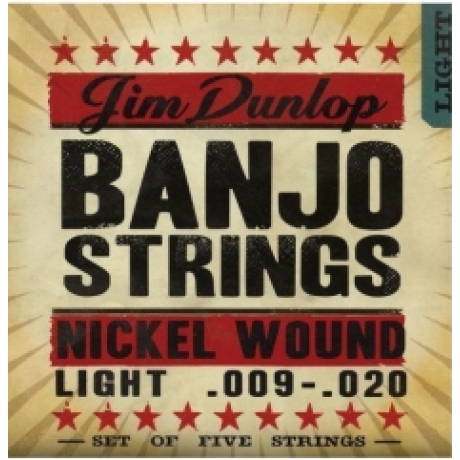 Jim Dunlop DJN0920 Nikel Banjo Teli (9–20)<br>Fotoğraf: 1/1