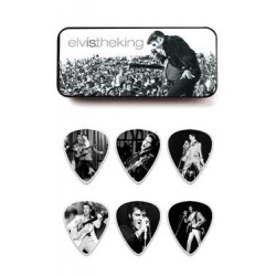 Jim Dunlop Elvis The King Collection 6lı Pena Seti (Medium)