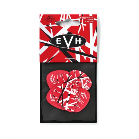 Jim Dunlop EVH102P1.0 EVH Frankenstein 6'lı Paket Pena (1.00 mm)<br>Fotoğraf: 1/1