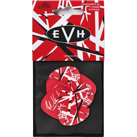 Jim Dunlop EVH102P1.14 EVH Frankenstein 6'lı Paket Pena (1.14 mm)<br>Fotoğraf: 1/1