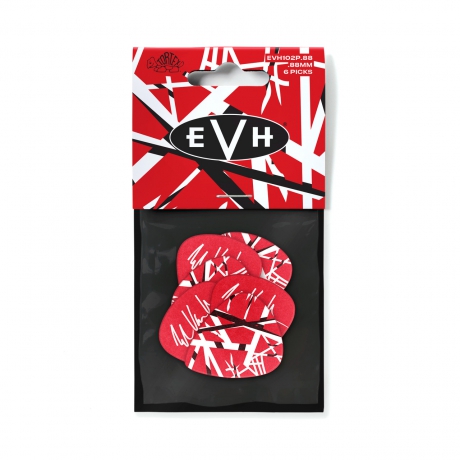 Jim Dunlop EVH102P.88 EVH Frankenstein 6'lı Paket Pena (0.88 mm)<br>Fotoğraf: 1/4