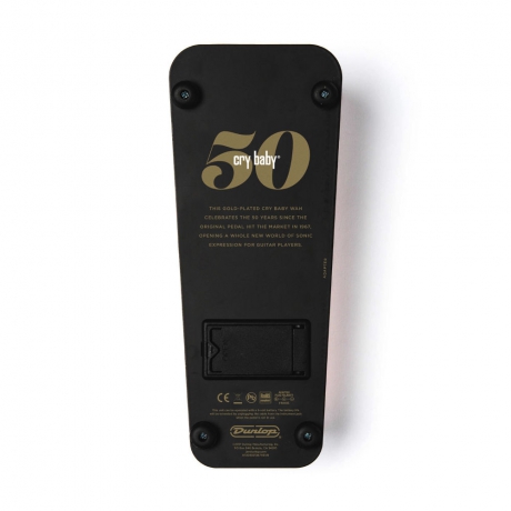 Jim Dunlop GCB95G 50th Anniversary Gold Crybaby Wah Pedalı<br>Fotoğraf: 5/5