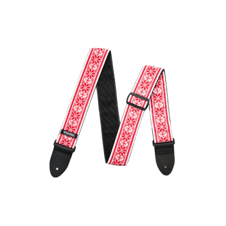 Jim Dunlop Jacquard Gitar Askısı Kırmızı<br>Fotoğraf: 1/1