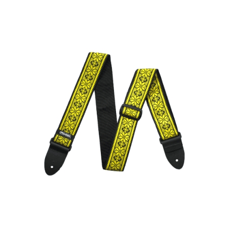 Jim Dunlop Jacquard Gitar Askısı Sarı<br>Fotoğraf: 1/1