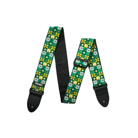 Jim Dunlop Jacquard Gitar Askısı Yeşil<br>Fotoğraf: 1/1