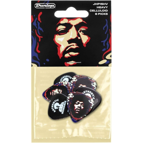 Jim Dunlop JHP15HV Hendrix Star Haze 6'lı Paket Pena<br>Fotoğraf: 4/4