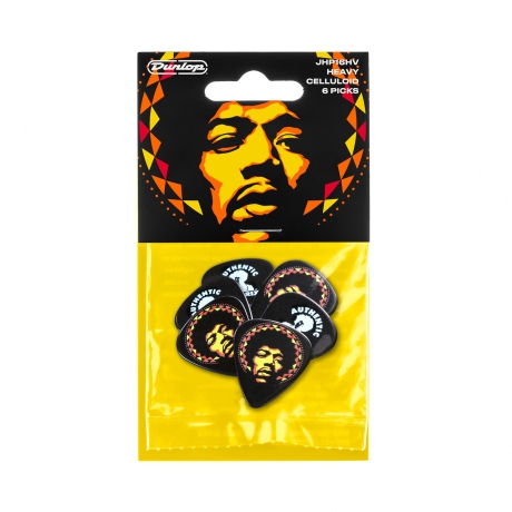 Jim Dunlop JHP16HV Hendrix Aura Mandala 6'lı Paket Pena<br>Fotoğraf: 4/4