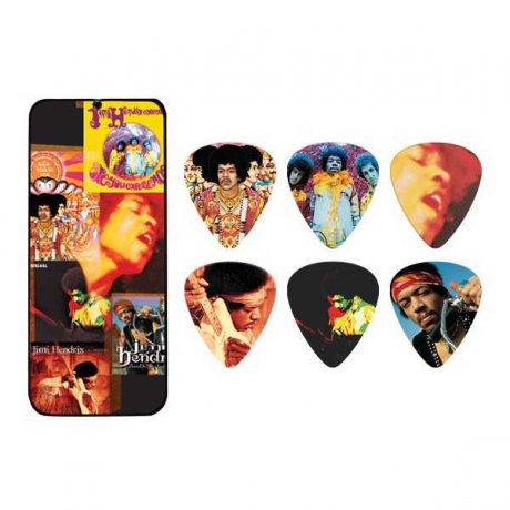 Jim Dunlop Jimi Hendrix Frontline 6lı Pena Seti (Heavy)<br>Fotoğraf: 1/1