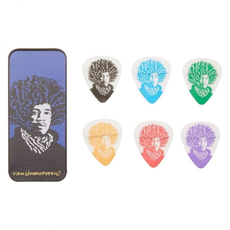 Jim Dunlop John Van Hamersveld Jimi Hendrix 6lı Pena Seti (Medium)<br>Fotoğraf: 1/1