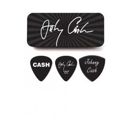 Jim Dunlop Johnny Cash Signature 6lı Pena Seti (Medium)<br>Fotoğraf: 1/1