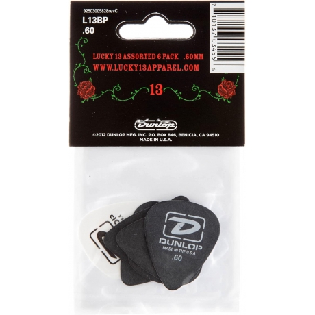 Jim Dunlop L13BP.60 Lucy 13 II 6'lı Paket Pena (0.60 mm)<br>Fotoğraf: 2/2