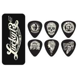 Jim Dunlop Lucky 13 Collectable 6lı Pena Seti (0.73mm)