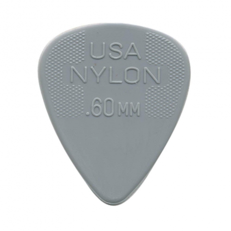 Jim Dunlop Nylon Standard Light Gray Pena (0.60mm)<br>Fotoğraf: 1/1