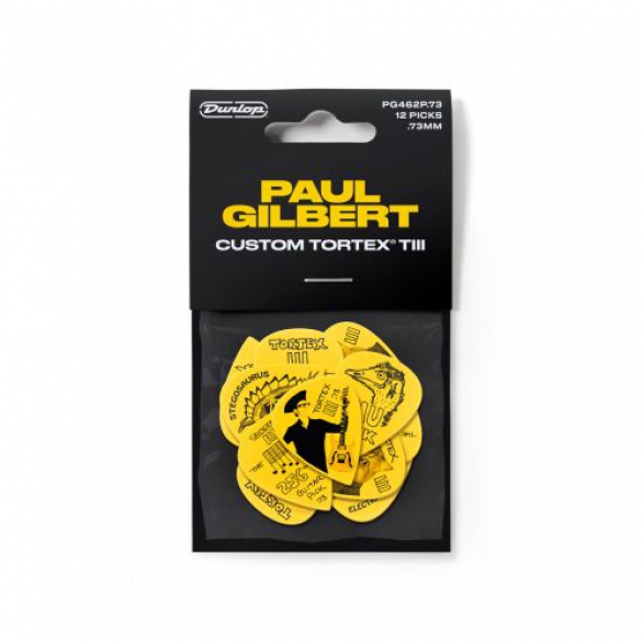 Jim Dunlop PG462P073 Paul Gilbert Signature 12'li Paket Pena (0.73 mm), Fotoğraf: 1/3