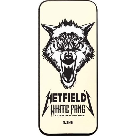 Jim Dunlop PH122T114 Hetfield's White Fang Custom Flow 6'lı Kutu Pena (1.14 mm)<br>Fotoğraf: 3/3