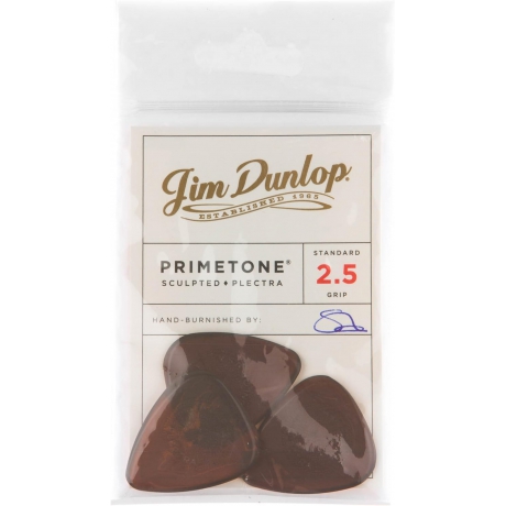 Jim Dunlop Pick Primetone Sculpted Mini Plectra 3'lü Paket Pena (2.50 mm)<br>Fotoğraf: 2/2