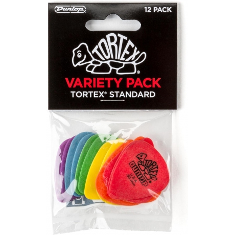 Jim Dunlop Picks Variety Pvp418 Tortex Standard 12'li Paket Pena (50, .60, .73, .88, 1.0, 1.14 mm)<br>Fotoğraf: 1/1