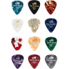 Jim Dunlop PVP107 Celluloid Heavy Pick Variety 12'li Paket Pena, Fotoğraf: 2/2