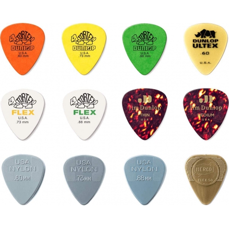 Jim Dunlop PVP112 Pick Acoustic Var 12li Paket Pena<br>Fotoğraf: 2/2
