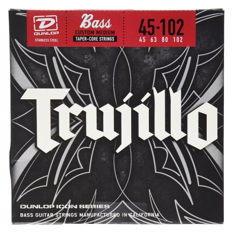 Jim Dunlop RTT45102T Robert Trujillo Icon Series Signature Bas Gitar Teli (45-102)<br>Fotoğraf: 1/1