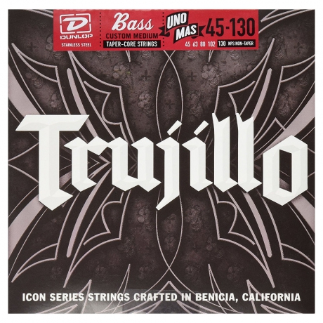 Jim Dunlop RTT45130T Robert Trujillo Icon Series Signature Bas Gitar Teli (45–130)<br>Fotoğraf: 1/1