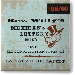 Jim Dunlop RWN0840 Rev. Willy's Lottery Brand Elektrik Gitar Teli (.008-.040)