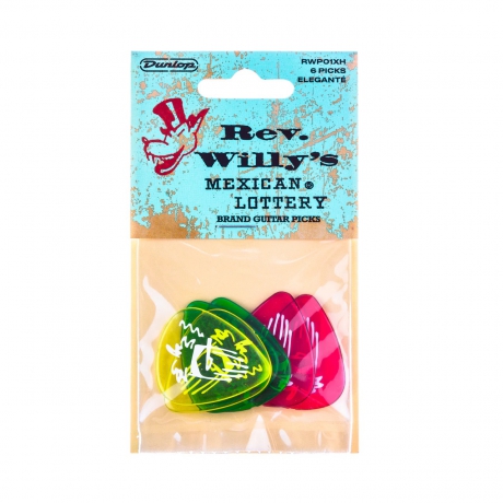 Jim Dunlop RWP01XH Rev Willy 6lı Set Pena (Extra-Heavy)<br>Fotoğraf: 1/1