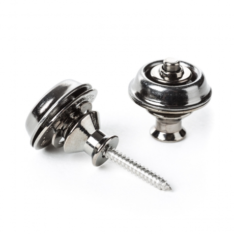 Jim Dunlop SLS1036BN Straplok Dual Design Black Nickel Askı Kilidi<br>Fotoğraf: 1/2