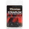 Jim Dunlop Straplok Dual Design Black Askı Kilidi<br>Fotoğraf: 1/3