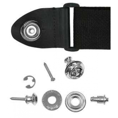 Jim Dunlop Straplok Dual Design Nickel Askı Kilidi<br>Fotoğraf: 2/3