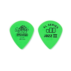 Jim Dunlop Tortex Green Jazz III XL Pena (0.88mm)