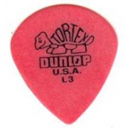 Jim Dunlop Tortex Jazz III L3 Red Pena (Light)