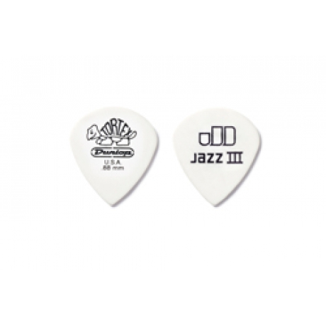 Jim Dunlop Tortex White Jazz III 12li Pena Seti (0.88mm)<br>Fotoğraf: 1/1