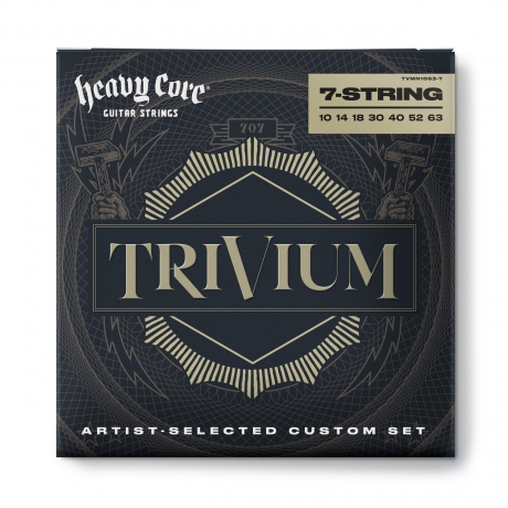 Jim Dunlop TVMN1063-7 Trivium El Nkl 7/set Elektro Gitar Teli (10/63)<br>Fotoğraf: 1/2