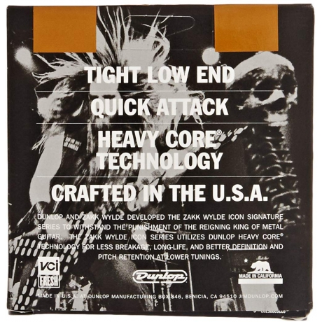 Jim Dunlop ZWP1254 Zakk Wylde Icon Series Akustik Gitar Teli (12-54)<br>Fotoğraf: 2/2