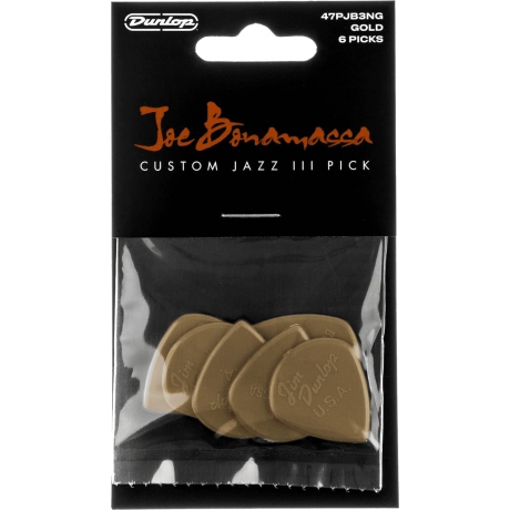 Jim Dunlop 47PJB3NG Joe Bonamassa Jazz III Pena (6lı Paket)<br>Fotoğraf: 1/1