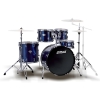Jinbao 1910A 5 Parça Akustik Davul Seti (Aksam ve Ziller Dahil - Mavi)<br>Fotoğraf: 1/1