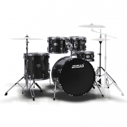Jinbao 1910A 5 Parça Akustik Davul Seti (Aksam ve Ziller Dahil - Siyah)