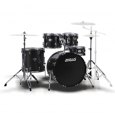 Jinbao 5 Parça Davul Seti (Siyah)<br>Fotoğraf: 1/1