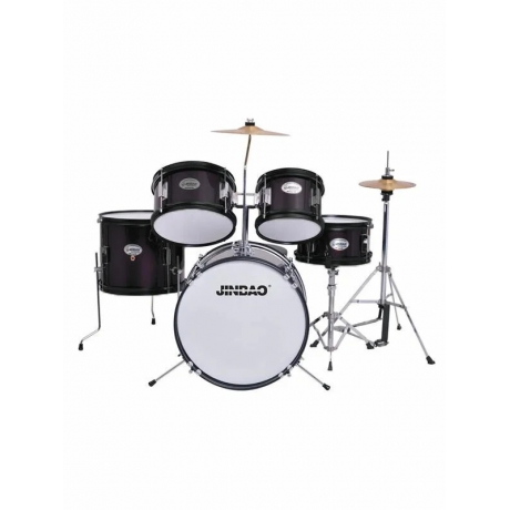 Jinbao JBJ1049A-BK002 5-Parça Çocuk Davul Seti (Siyah)<br>Fotoğraf: 1/1
