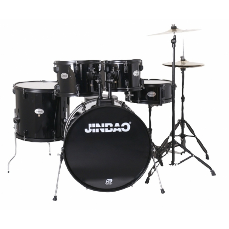 Jinbao JBP1211A-BL 5-Parça Çocuk Davul Seti (Tabure ve Ziller Dahil)<br>Fotoğraf: 1/1